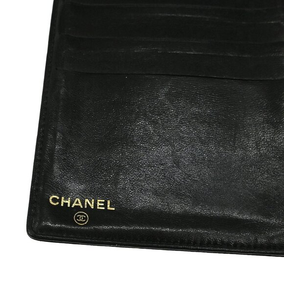 Chanel Long Wallet Black Calfskin - Picture 5 of 13